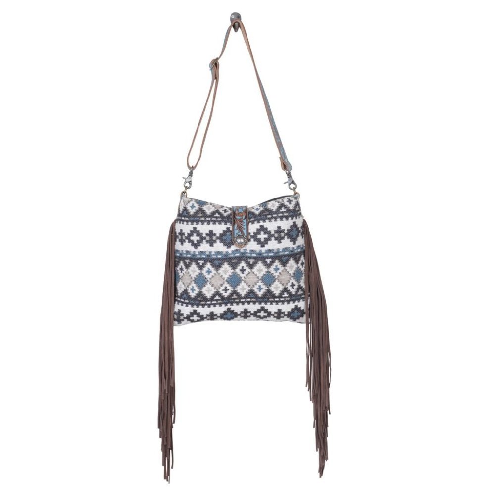 NWT Myra Leather/Rug Shoulder Bag - Picture 6 of 8